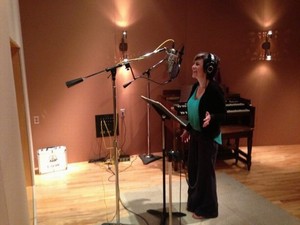 Kelly Recording Background Vocals